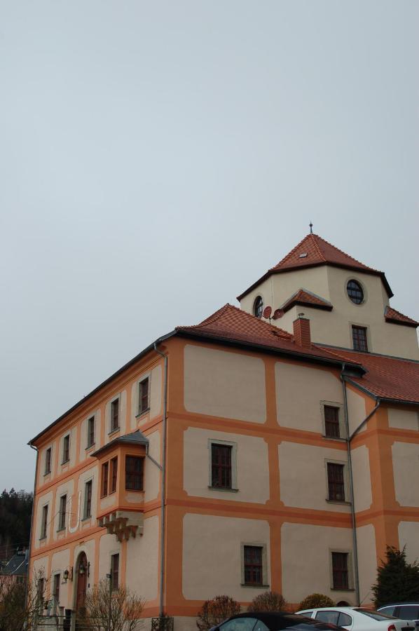 Hotel Garni Schloss Schoenberg Bad Brambach Kültér fotó