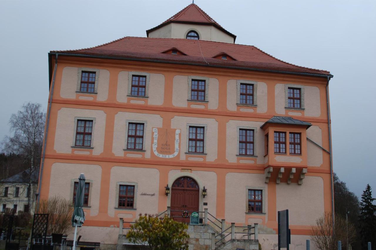 Hotel Garni Schloss Schoenberg Bad Brambach Kültér fotó