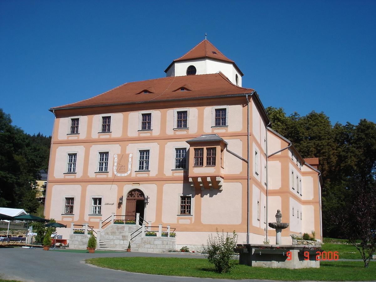 Hotel Garni Schloss Schoenberg Bad Brambach Kültér fotó